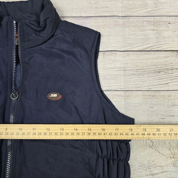 Vintage Union Bay Puffer Blue Y2K Utility Vest Size Small - Picture 8 of 9